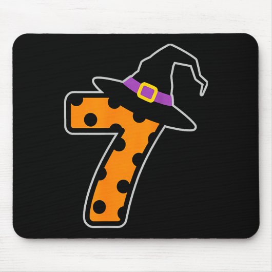 Six Seven Meme 6 7 Halloween Kostuum Koppel Muismat (Voorkant)
