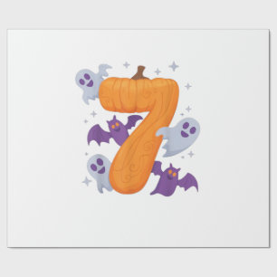 Six Seven Meme 6 7 Halloween kostuum paar Cadeaupapier