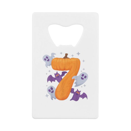 Six Seven Meme 6 7 Halloween kostuum paar Creditkaart Flessenopener (Voorkant)