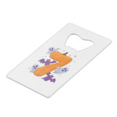 Six Seven Meme 6 7 Halloween kostuum paar Creditkaart Flessenopener (Achterkant Gekanteld)