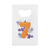 Six Seven Meme 6 7 Halloween kostuum paar Creditkaart Flessenopener (Achterkant)