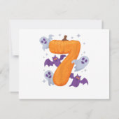 Six Seven Meme 6 7 Halloween kostuum paar Kaart (Achterkant)
