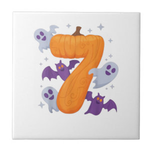 Six Seven Meme 6 7 Halloween kostuum paar Tegeltje
