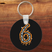 Six Seven Meme 6 7 Skelet Halloween Kostuum Koppel Sleutelhanger (Voorkant)