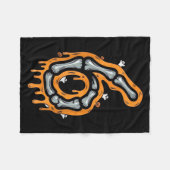 Six Seven Meme 6 7 Skeleton Halloween Costume Coup Fleece Deken (Voorkant (Horizontaal))