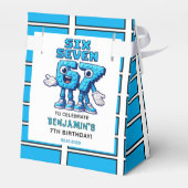 Six Seven Meme 7th Birthday | Funny Trendy Bedankdoosjes (Achterkant)