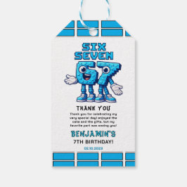 Six Seven Meme 7th Birthday | Funny Trendy Cadeaulabel