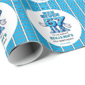 Six Seven Meme 7th Birthday | Funny Trendy Cadeaupapier (Rol Hoek)