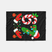 Six Seven Meme Christmas 67 Santa Christmas  Fleece Deken (Voorkant (Horizontaal))