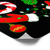 Six Seven Meme Christmas 67 Santa Christmas  Poster (Hoek)