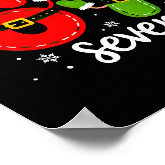 Six Seven Meme Christmas 67 Xmas  Poster (Hoek)