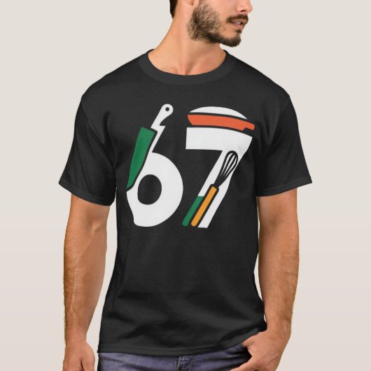 Six Seven Meme Cooking Tools Foodie Home Cook  T-shirt (Voorkant)