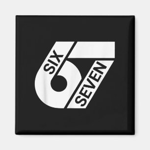 Six Seven Meme Grappig Magneet