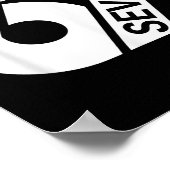 Six Seven Meme Grappig Poster (Hoek)