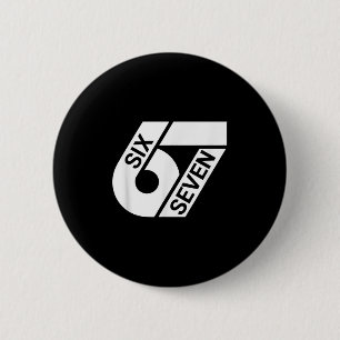 Six Seven Meme Grappig Ronde Button 5,7 Cm