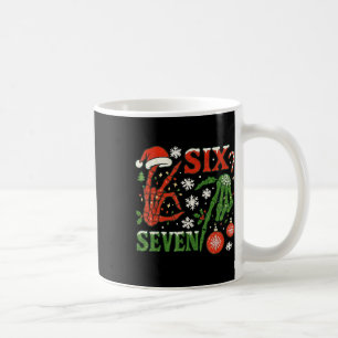 Six Seven Meme Kerstmis 6-7 Kerstmis Skelet Ha Koffiemok