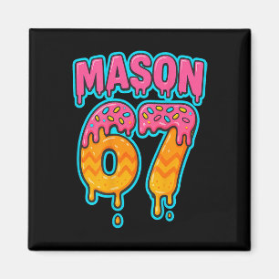 Six Seven Meme Mason 67 Ijs Drip Grappig (op B Magneet