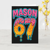 Six Seven Meme Mason 67 IJsdruppel Grappig (op B Kaart (Gele Bloem)