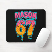 Six Seven Meme Mason 67 IJsdruppel Grappig (op B Muismat (Met muis)