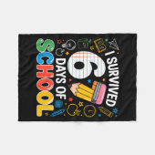 Six Seven Meme Survived 67 Days Of School Student  Fleece Deken (Voorkant (Horizontaal))