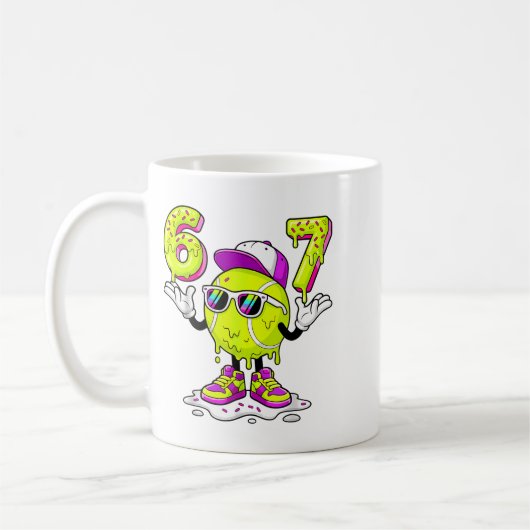 Six Seven Meme Tennis Ice Cream Drip 67 For Kids B Koffiemok (Links)