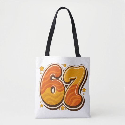 Six Seven Meme Tote Bag (Voorkant)