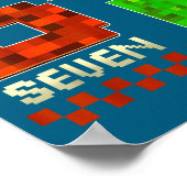 Six Seven Meme Video Gamer Boys Kids 67 Birthday 6 Poster (Hoek)