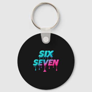 Six Seven Meme Voor Gen Alpha Kinderen En Volwasse Sleutelhanger