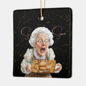 Six Seven On Grannie's Cookie Plate Christmas Keramisch Ornament (Links)