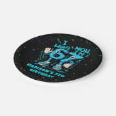 Six Seven Pixel Meme Birthday Paper Plate Papieren Bordje (Gekanteld)