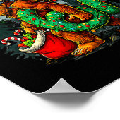 Six Seven Santa Bigfoot Christmas Sasquatch 67 Fun Poster (Hoek)