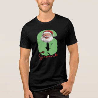 Six Seven Santa, Funny Matching Tri-Blend Shirt