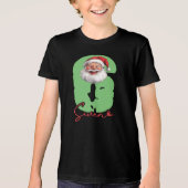 Six Seven Santa, Funny Matching Tri-Blend Shirt (Voorkant)