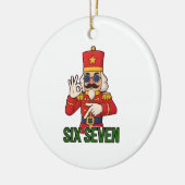 Six Seven Snowman Christmas Nutcracker 6 7 Xmas  Keramisch Ornament (Links)