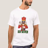 Six Seven Snowman Christmas Nutcracker 6 7 Xmas  T-shirt (Voorkant)