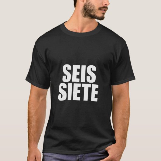 Six Seven Spanish  T-shirt (Voorkant)