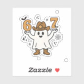 Six Seven Spooky Halloween Sport 67 Mason Meme Sticker (Vel)
