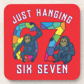 six seven T-Shirt Bier Onderzetter (Voorkant)