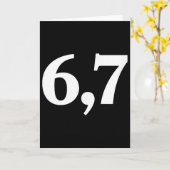 Six Seven Trending 67 Logo _2  Kaart (Gele Bloem)