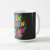 Six Seven Vibe Koffiemok (Voorkant rechts)