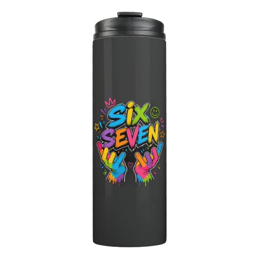 Six Seven Vibe Thermosbeker (Voorkant)