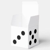 Six-Sided Die Dice Favor Box of Decoration Bedankdoosjes (Geopend)