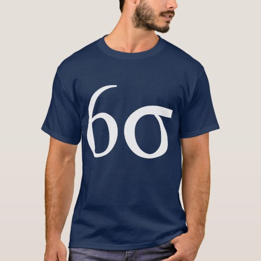 Six Sigma (Lean Six Sigma) T-shirt (Voorkant)