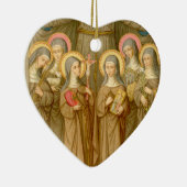 SIx Slechte klasverven (SAU 027) Keramisch Ornament (Rechts)