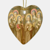 SIx Slechte klasverven (SAU 027) Keramisch Ornament (Links)