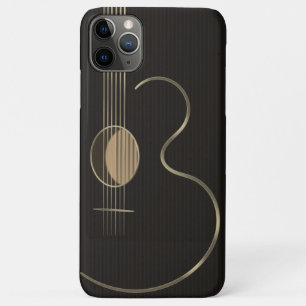 Six String Acoustic Guitar iPhone 11 Pro Max Hoesje