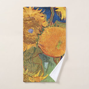 Six Sunflowers Vincent Van Gogh Handdoek