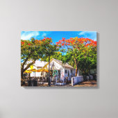 Six Toed Cat Cafe Canvas Afdruk (Voorkant)