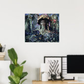 Six-winged Seraphim (Azrael) by Mikhail Vrubel Poster (Thuiskantoor)