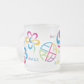 SIX WORDS MATGLAS KOFFIEMOK (Voorkant links)